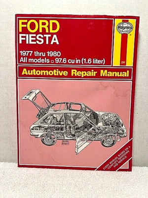 view cover of 1977-1980 Ford Fiesta shop service repair manual by Haynes
