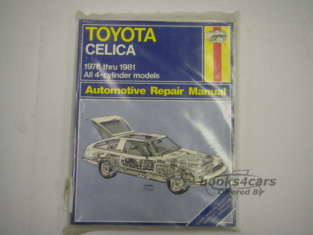 view cover of 1978-1981 Toyota Celica shop service repair manual by Haynes