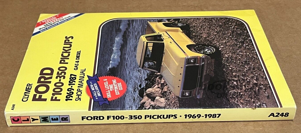 view cover of 1969-1987 Ford F100 F150 F250 F350 Pickup Truck & Bronco based on the F-150 Service Repair Manual by Clymer