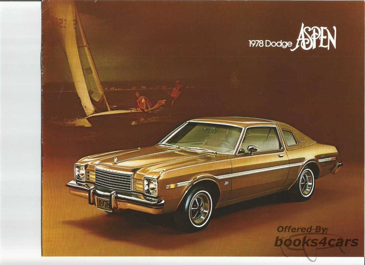 view cover of 1978 Dodge Aspen Sales Brochure