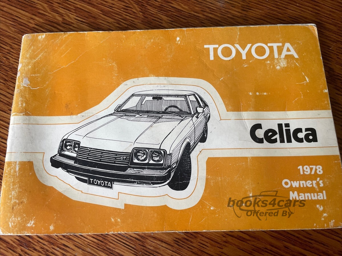 view cover of 1978 Celica Owners manual by Toyota