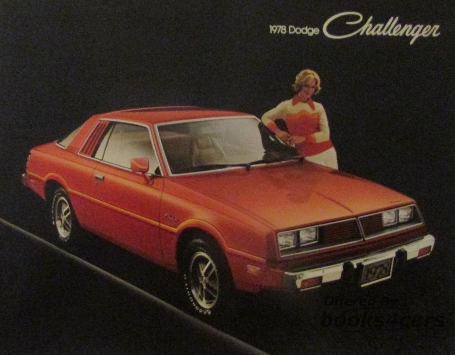view cover of 1978 Dodge Challenger Sales Brochure