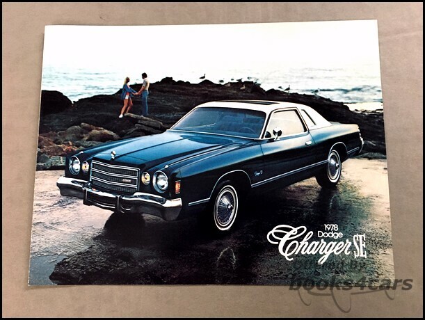 view cover of 1978 Dodge Charger SE Sales Brochure
