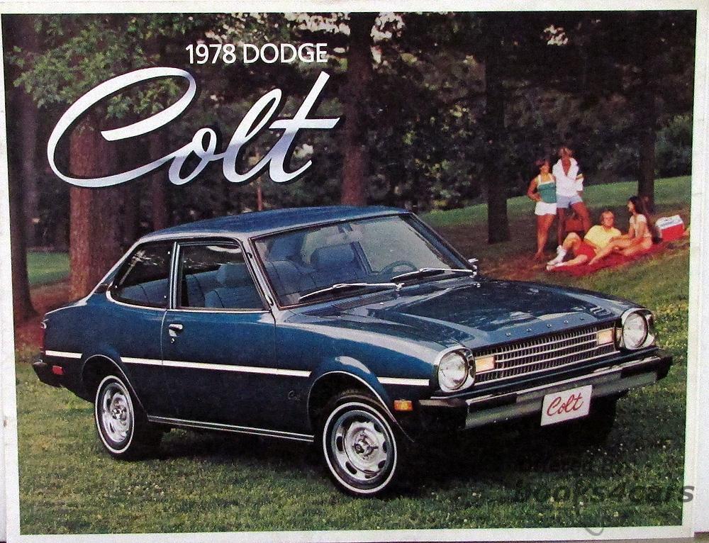 view cover of 1978 Dodge Colt Sales Brochure