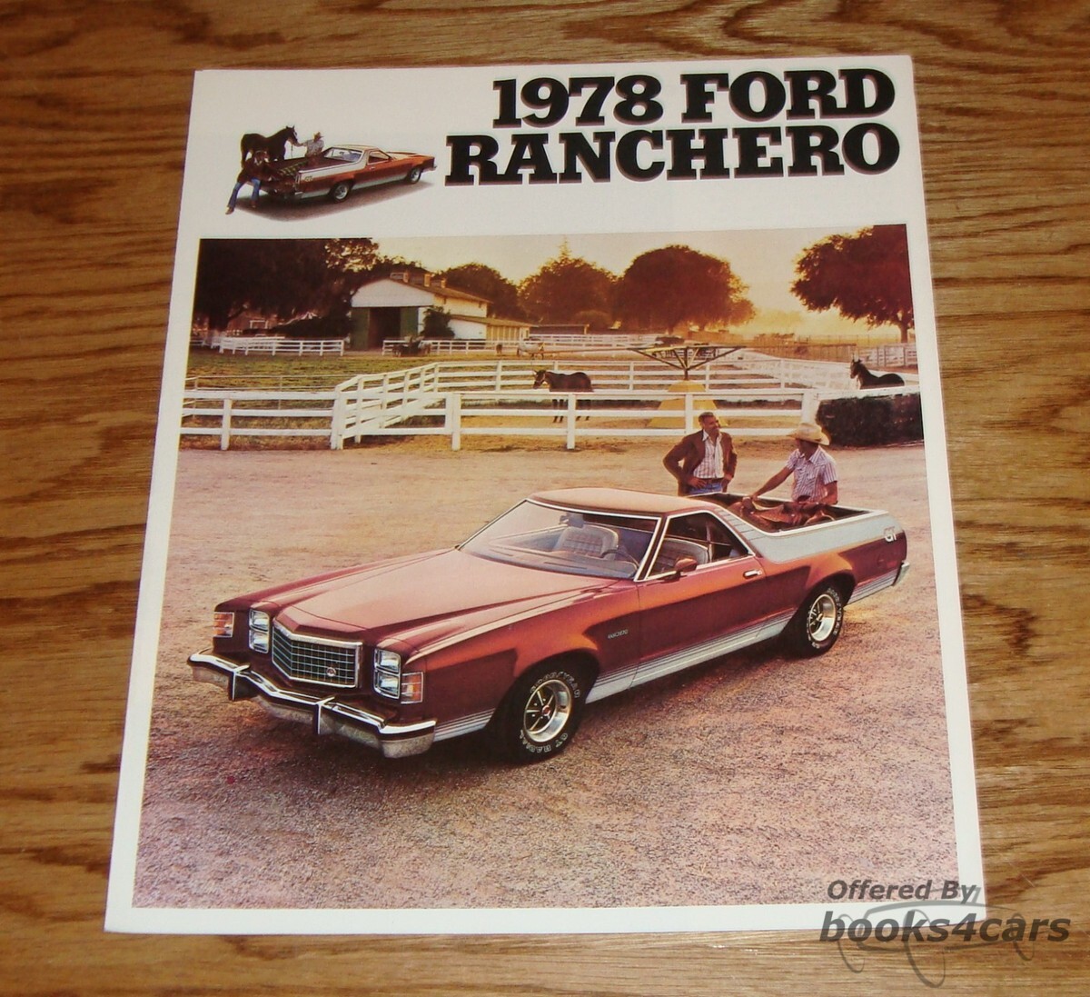 view cover of 1978 Ford Ranchero Foldout Sales Brochure for Ranchero Squire Ranchero 500 & Ranchero GT