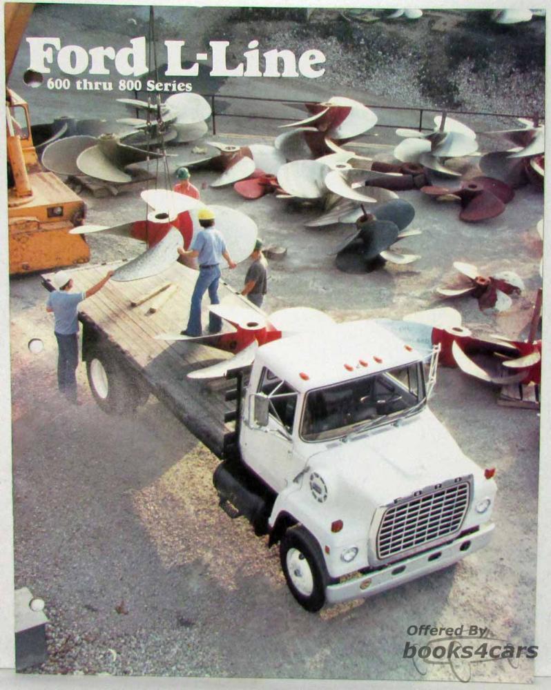 view cover of 1978 Ford L-Series Heavy Duty Trucks Sales Brochure 600-800