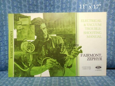 view cover of 1978 Fairmont Zephyr Electrical and vacuum troubleshooting manual by Ford & Mercury