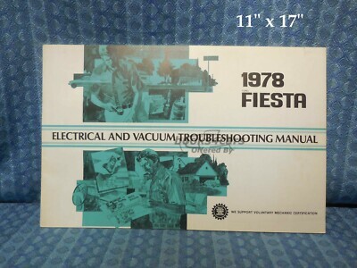 view cover of 1978 Fiesta Electrical and Vacuum troubleshooting manual by Ford
