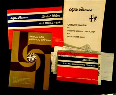 view cover of 1978 Alfa Romeo Routine Maintenance Program Booklet for all models by Alfa Romeo
