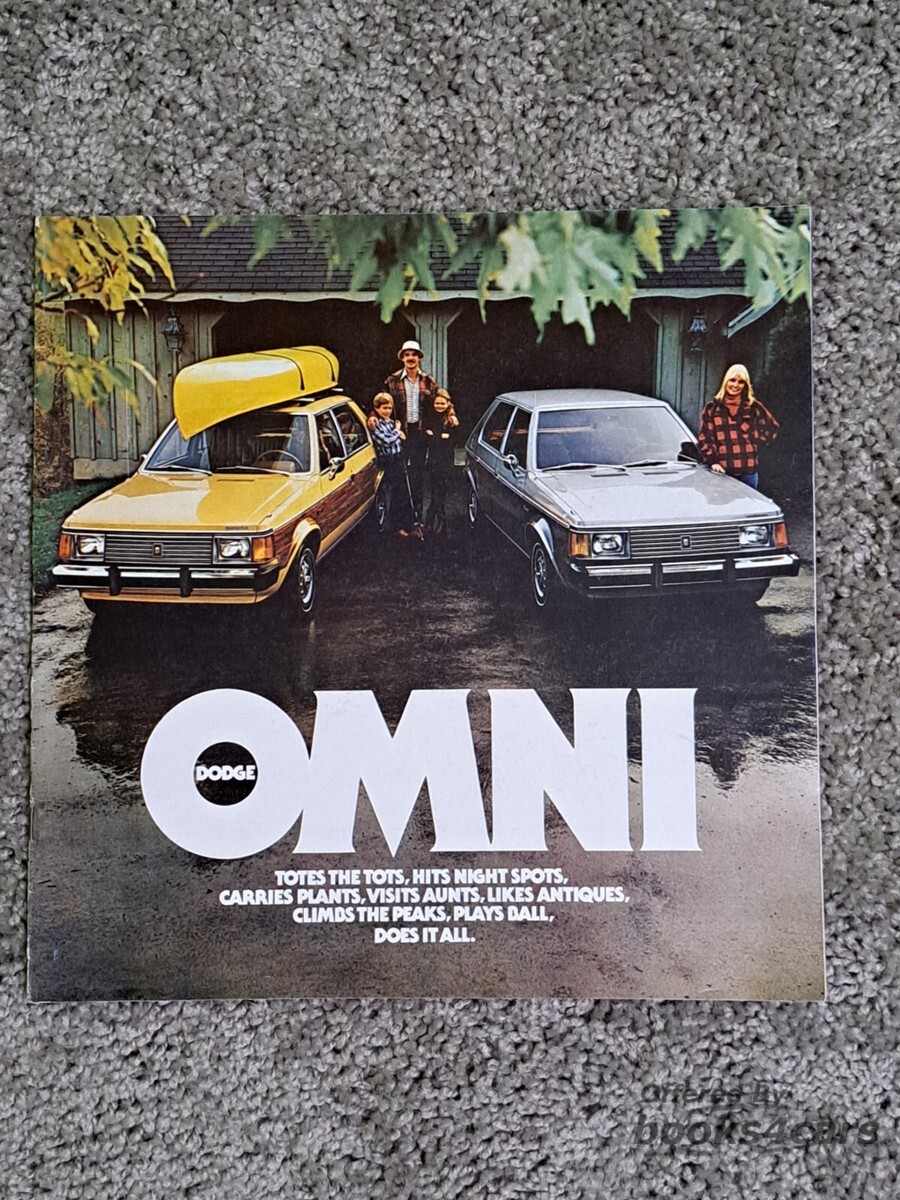 view cover of 1978 Dodge Omni Sales Brochure