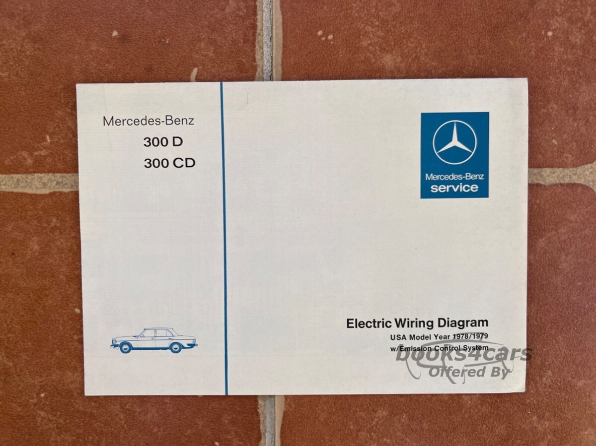 view cover of 1978-1979 Mercedes 300D 300CD Wiring Diagrams by Mercedes