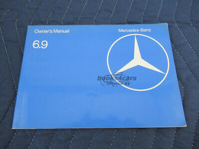 view cover of 1978 6.9 owner's manual by Mercedes