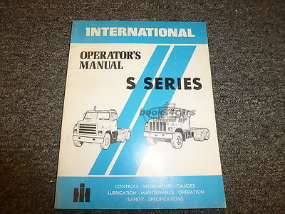 view cover of 1979-1980 S-Series Owners Manual by International Truck