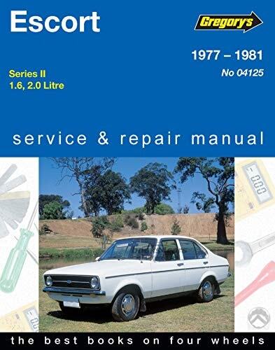 view cover of 1977-1981 Ford Escort shop Service repair Manual 1600 2000cc 4 Cyl sedans vans by Gregory's
