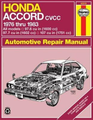 view cover of 1976-1983 Accord CVCC, Haynes repair manual
