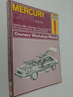 view cover of 1979-1980 Capri Workshop Manual by Haynes