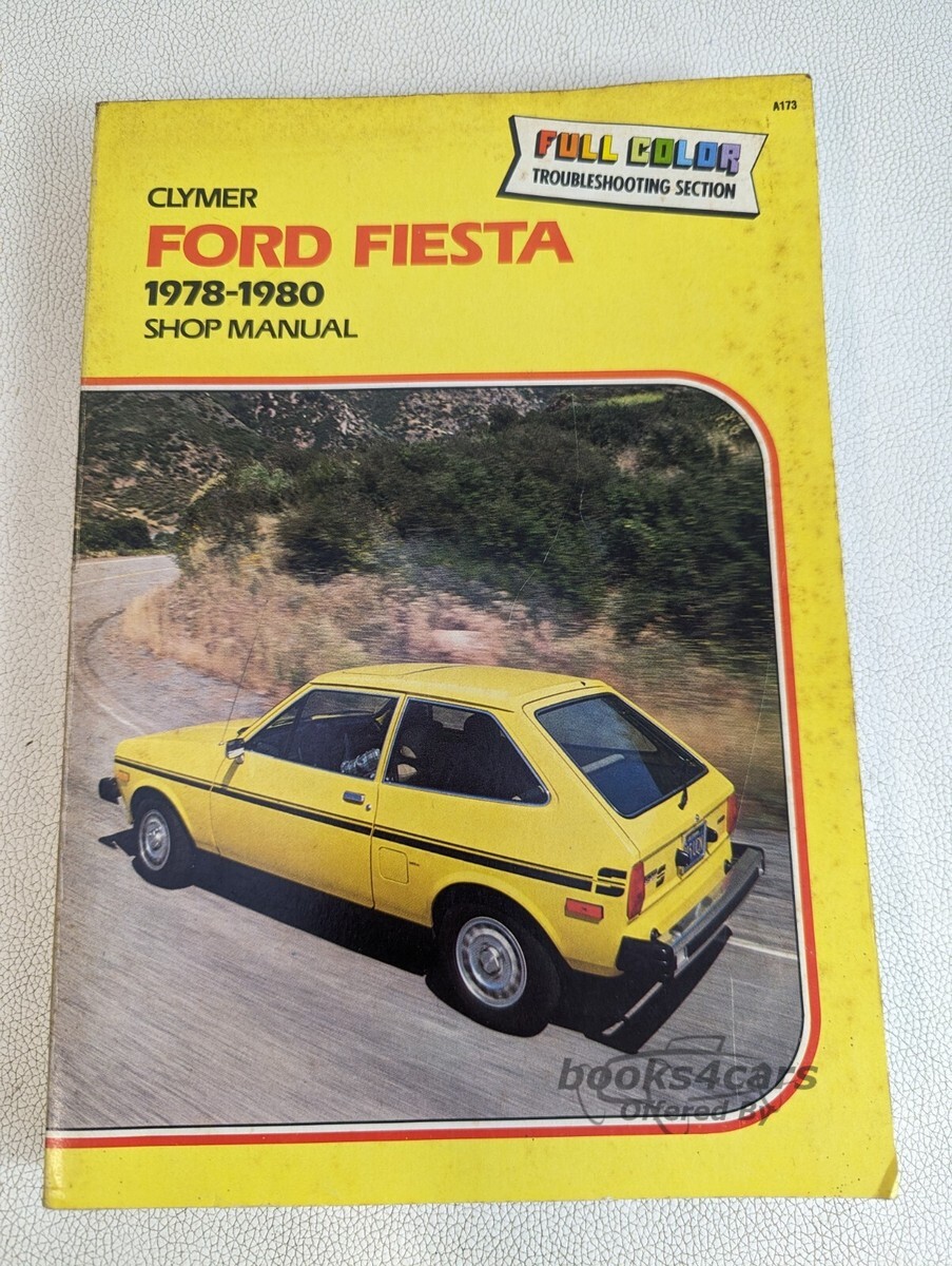 view cover of 1978-1980 Ford Fiesta Shop Service Repair Manual by Clymer