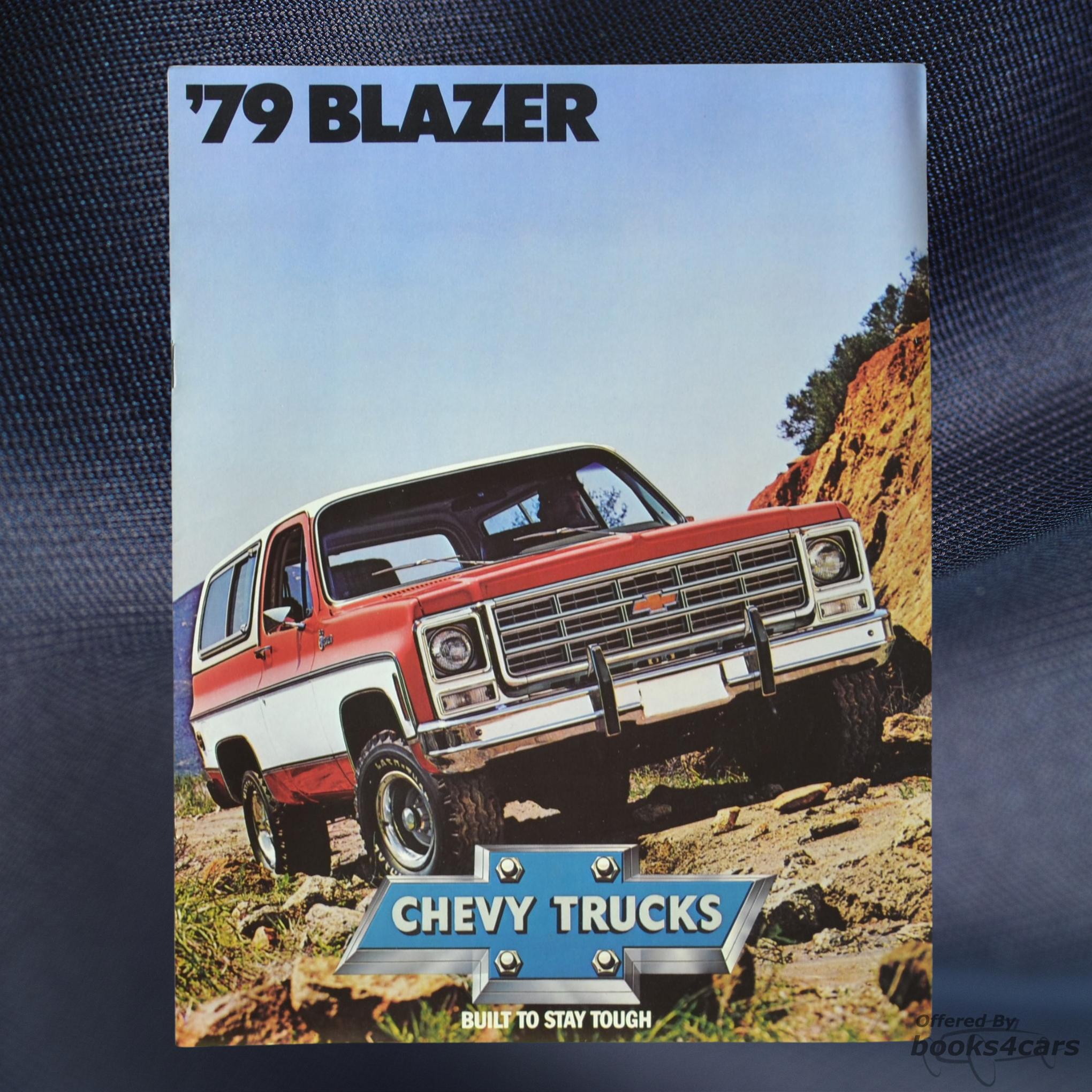 view cover of 1979 Chevrolet Blazer Sales Brochure by Chevy Truck