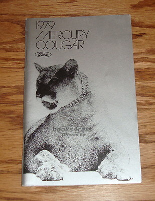 view cover of 1979 Cougar Owner's Manual by Mercury