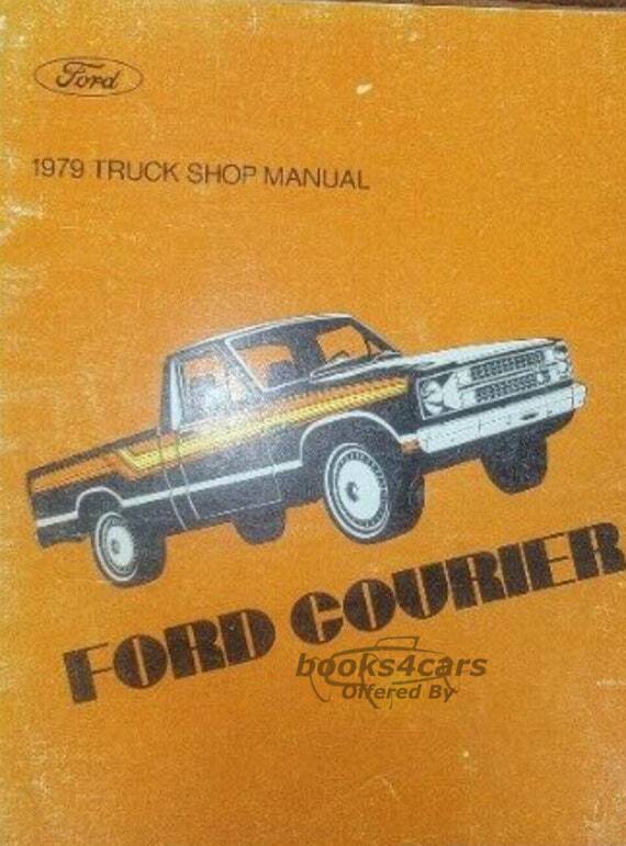 view cover of 1979 Courier Shop Manual by Ford truck
