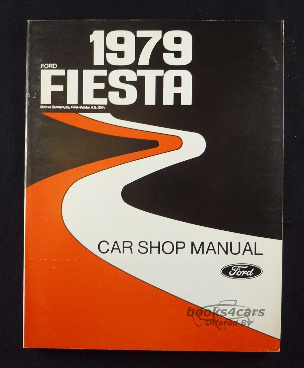 view cover of 1979 Fiesta Shop Service Manual by Ford