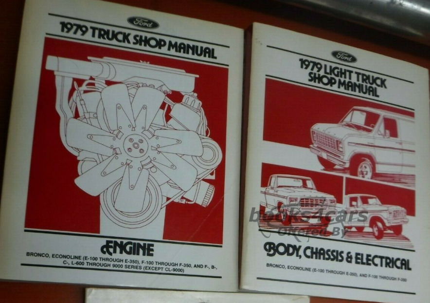 view cover of 1979 Bronco econoline F100 F150 F250 F350 Body Chassis & Electrical Shop Service Repair Manual by Ford Truck