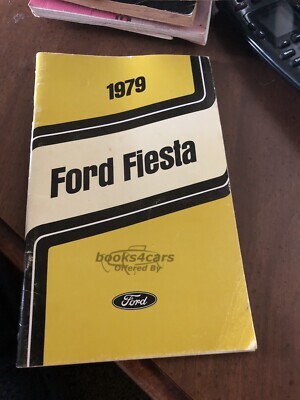 view cover of 1979 Fiesta Owners Manual by Ford