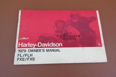 view cover of 1979 FL FLH FXE FXS Owners Manual by Harley Davidson