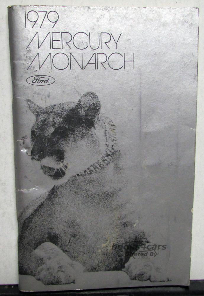 view cover of 1979 Monarch Owner's Manual by Mercury