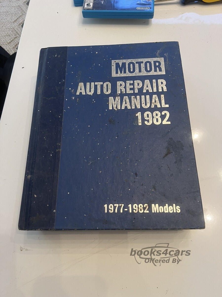 view cover of 1977-1982 Motors Repair Manual. Professional Service Trade Edition. for Domestic Cars