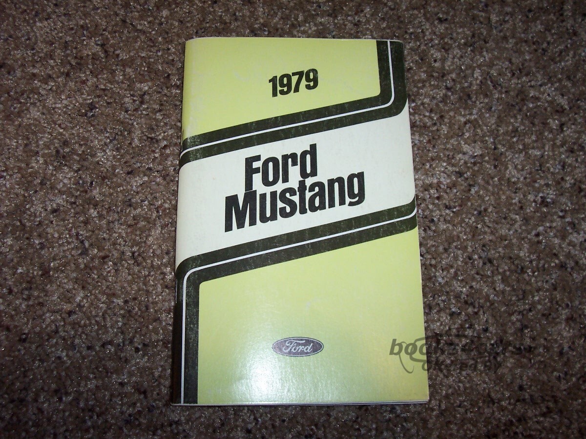 view cover of 1979 Mustang Owner's Manual by Ford