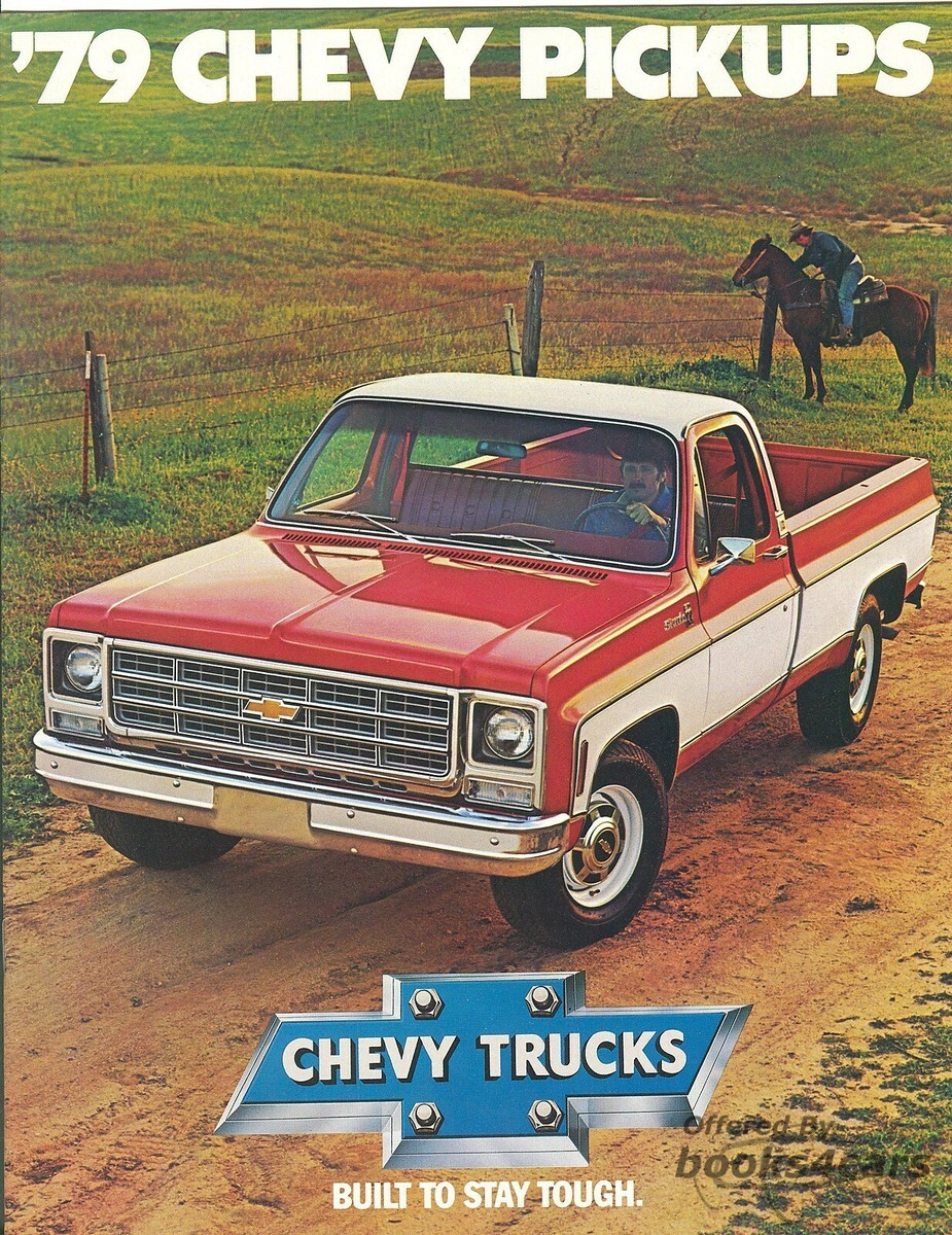 view cover of 1979 Chevrolet Pickup Sales Brochure by Chevy Truck