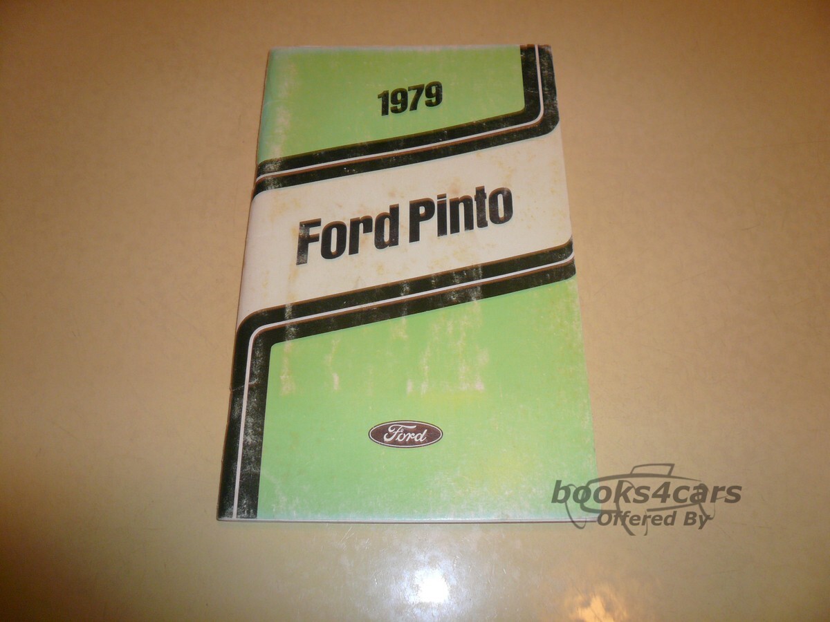 view cover of 1979 Pinto Owner's Manual by Ford