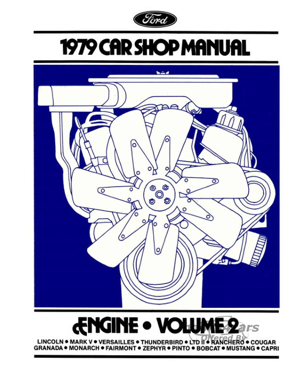 view cover of 1979 Car Engine Shop service repair manual (vol. 2) by Ford Lincoln Mercury