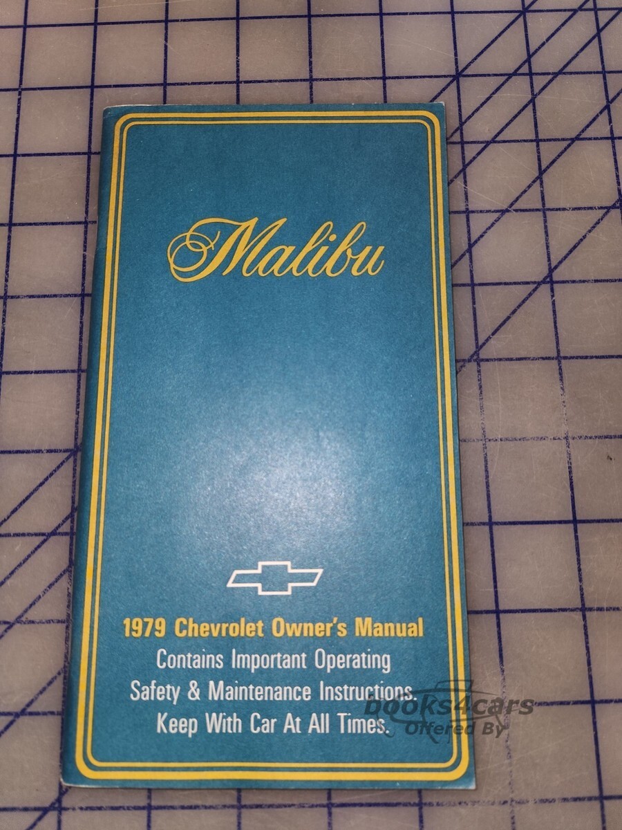 view cover of 1979 Malibu owners manual by Chevrolet