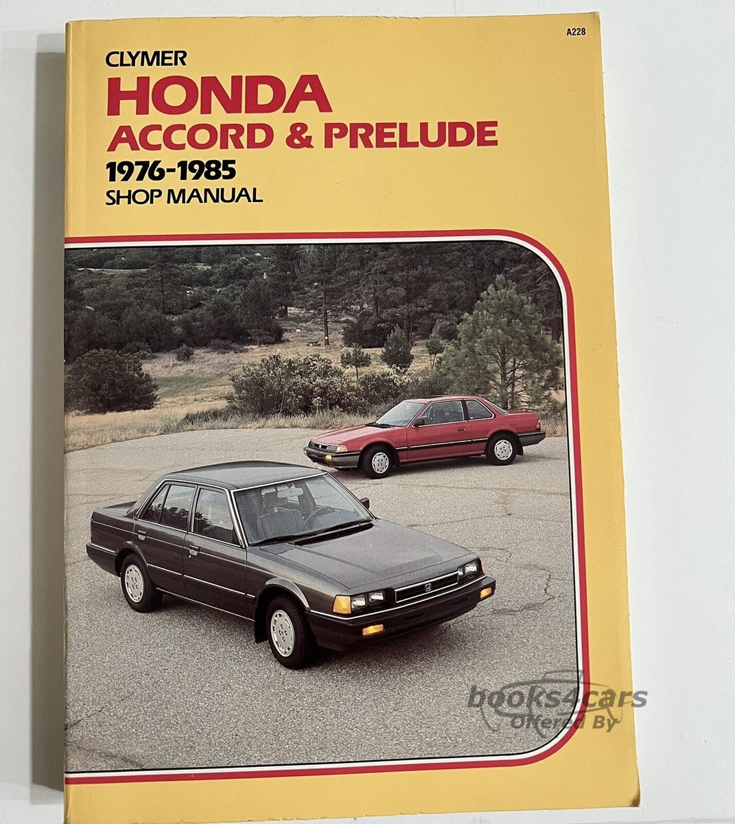 view cover of 1976-1985 Honda Accord & Prelude shop manual by Clymer