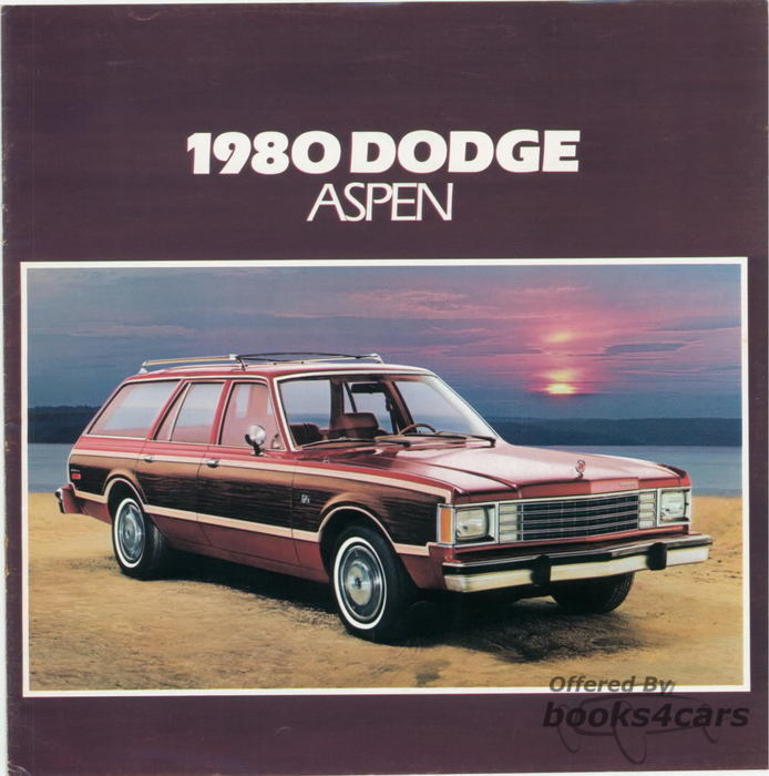 view cover of 1980 Dodge Aspen Sales Brochure