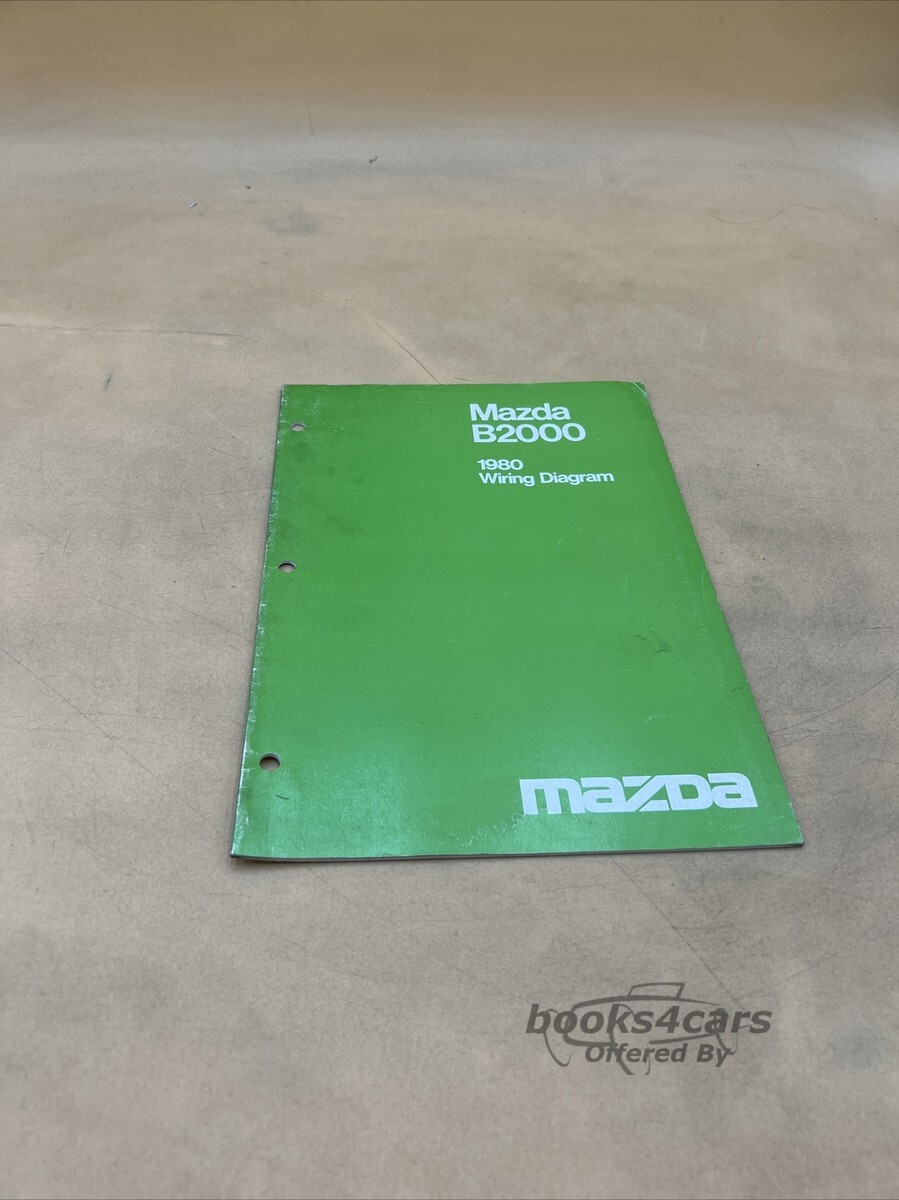 view cover of 1980 B2000 Wiring diagram