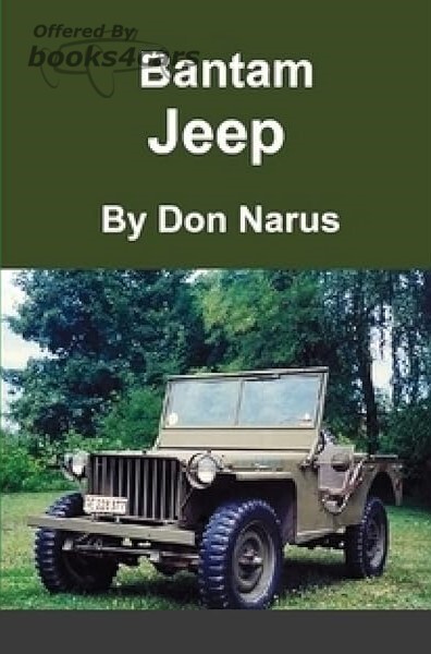 view cover of The Bantam Jeep by Don Narus book about the history of Jeep starting from when it was part of AMC