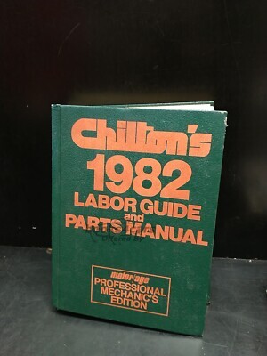 view cover of 1976-1982 Chilton's Domestic Auto Labor Guide & Parts Manual (professional edition)