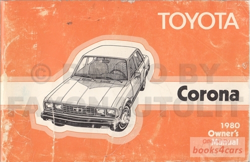view cover of 1980 Corona Owners manual by Toyota