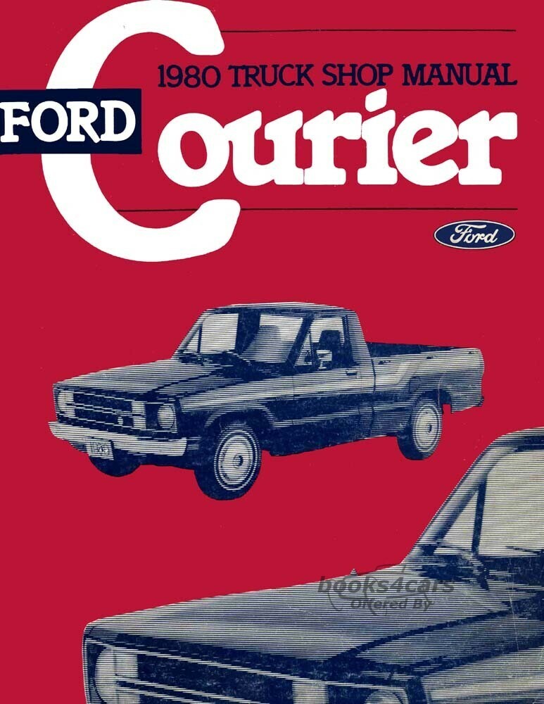 view cover of 1980 Courier Shop service repair manual by Ford truck