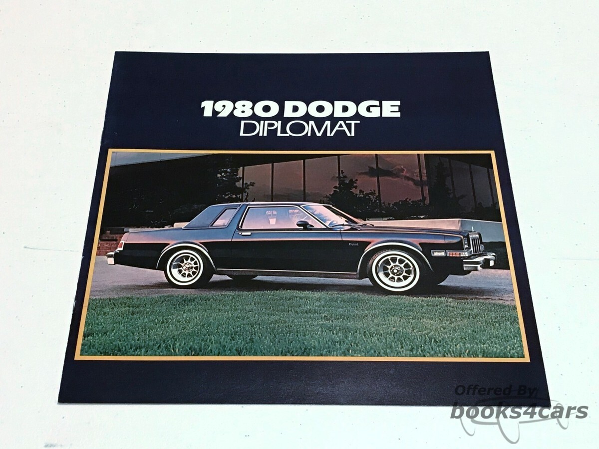 view cover of 1980 Dodge Diplomat Sales Brochure