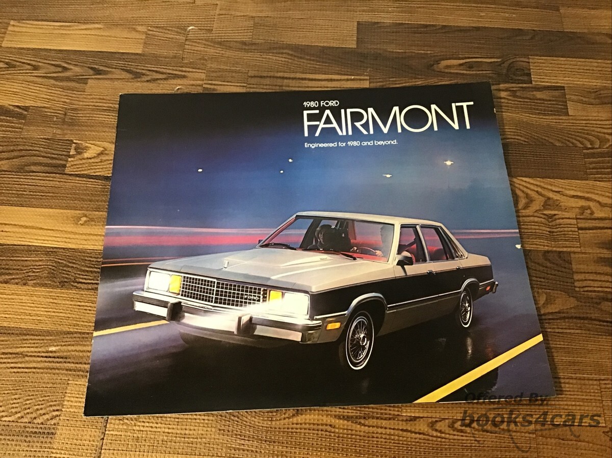 view cover of 1980 Ford Fairmont Sales Brochure