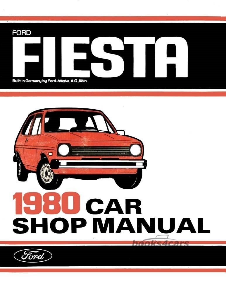 view cover of 1980 Fiesta Shop manual by Ford
