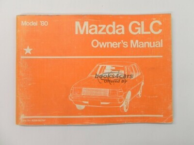 view cover of 1980 GLC Owners manual by Mazda.