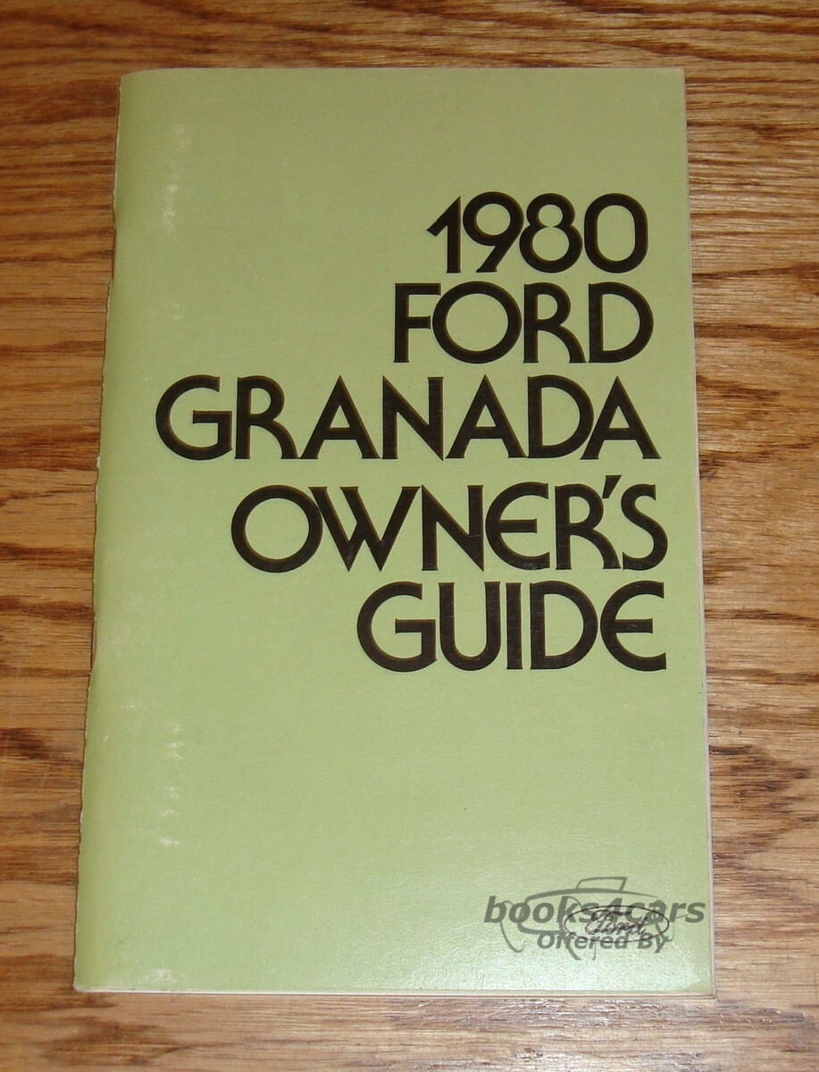 view cover of 1980 Granada Owners manual by Ford.