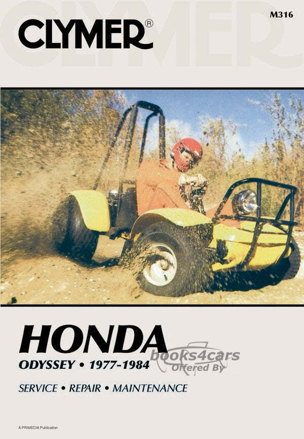 view cover of 1977-1984 Honda All Terrain Odyssey FL250 Shop Service Repair Manual, 208 pages by Clymer
