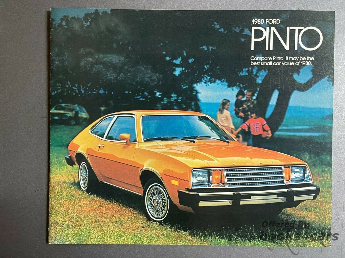 view cover of 1980 Ford Pinto Sales Brochure