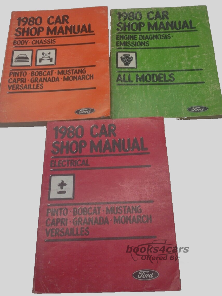 view cover of 1980 Mustang, Capri, Granada, Monarch, Versailles, Pinto, & Bobcat service manual (electrical) by Ford Lincoln Mercury